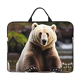 Photo Gallery lootpe custodia per computer portatile, con stampa di orso bianco, custodia per computer portatile, borsa per computer, custodia per computer da viaggio per 14 pollici Photo Gallery lootpe custodia per computer portatile, con stampa di orso bianco, custodia per computer portatile, borsa per computer, custodia per computer da viaggio per 14 pollici