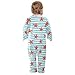 Emelivor Starfish Stripes White Baby Newborn Pajamas Outfits Infant Footed Pjs with Zipper for Boy Girls Kids