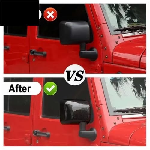 Coques de rétroviseurs Wrangler JK 2007-2017 blanches pour customisation extérieure