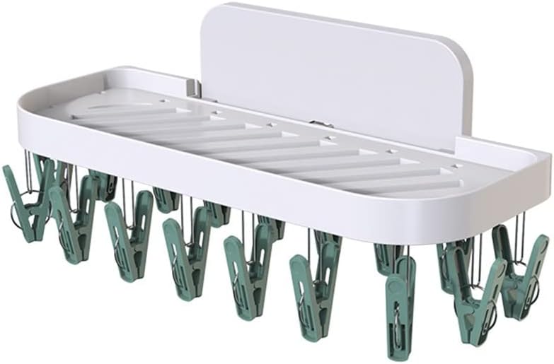 Hook Hanger Clothes Underwear Towel Wall Mounted Clothespin Bathroom Storage Cloth Hanger Bagless(OneColor)