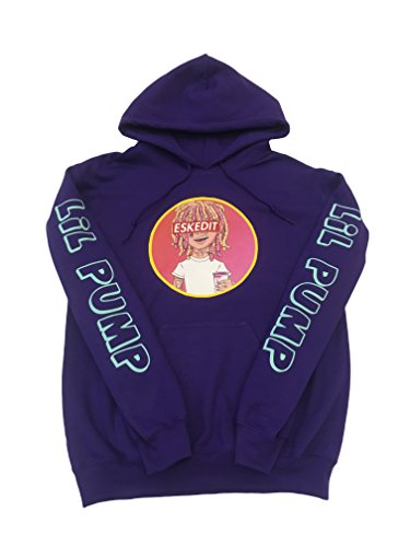 CC Lil Pump - Esketit Jetski Cartoon Sticker Unisex Hoodie Purple