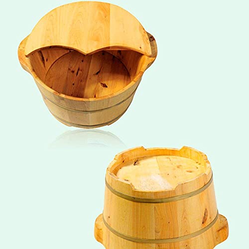 Cubeta de Madera para Baño de Pies 25 cm para Spa miniatura 2