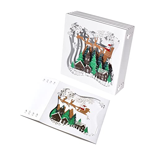 Magic Ants Carte pop-up de Noël - Carte de vœux 3D, cartes de Noël, carte de Noël pour enfants, carte de Noël 3D, cartes de Nouvel An (coffret cadeau de noel) Cover