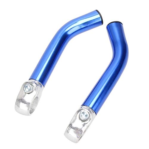 Poignée vélo alliage aluminium haute résistance bleue pour un repos confortable sur route