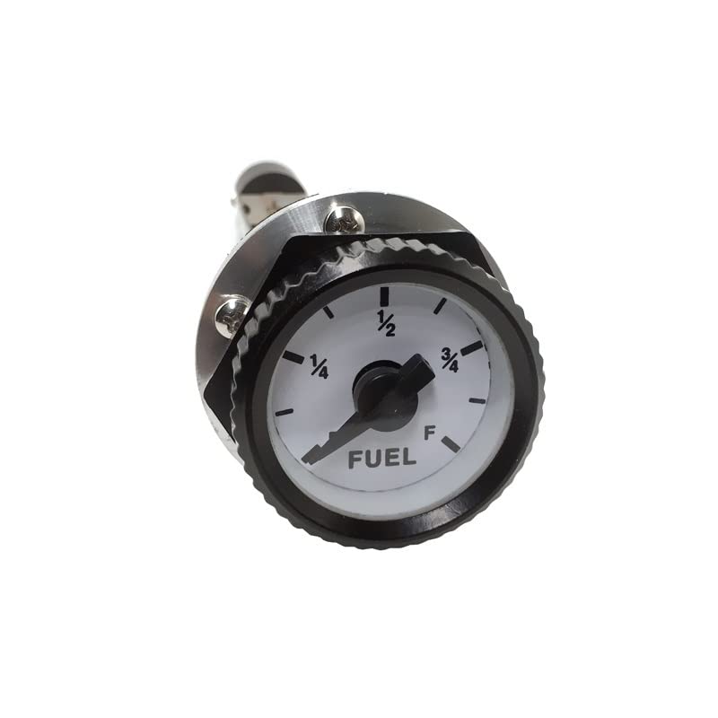 ALLZZY Generador Indicador de Tanque de Combustible Medidor Sensor de Nivel de Aceite Pieza de Grupo electrógeno Diesel Carcasa de Metal Brida de Aluminio (Color : 300mm)