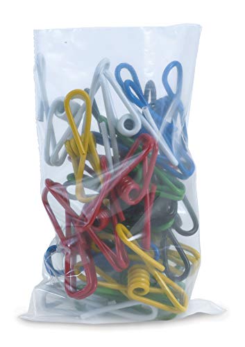 Aviditi PB2398 Flat Poly Bags, 16