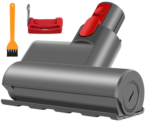 Wiseten Tête de Brosse Turbine pour Aspirateur à Main Dyson V7 V8 V10 V11 V15, Mini Brosse de Rechange pour Matelas, Canapé, Siège de Voiture, Fauteuil,...