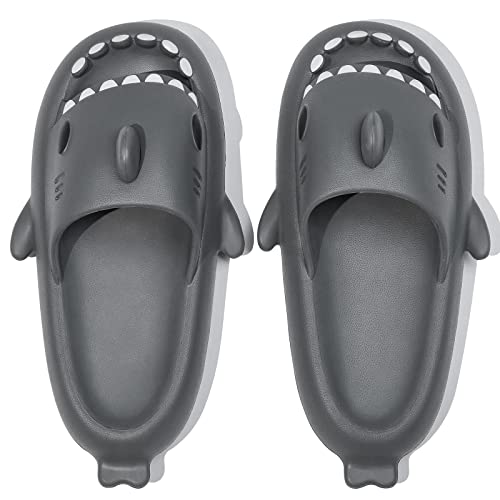 Metogo Cloud Shark Slides Non-Slip Open Toe Slippers Kids Cute Lightweight Eva Sandals #TOP4