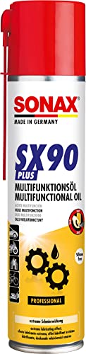 SONAX SX90 PLUS (400 ml) Multifunktionsöl mit extremer Schmierwirkung, schützt, konserviert, reinigt & pflegt, silikonfrei, transparent | Art-Nr. 04743000