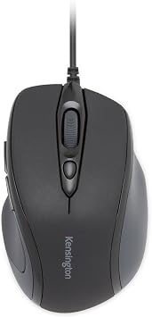Kensington Pro Fit USB Wired Mid-Size Mouse, Gray
