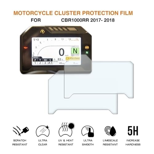 Film écran CBR1000RR évite les rayures de compteur