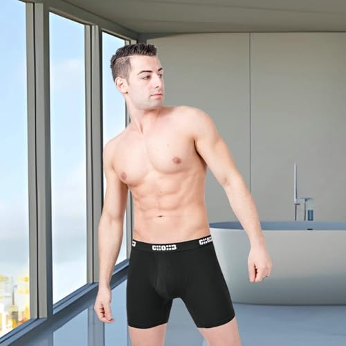 Image of Men's Underwear Micro Modal 3 Pack Boxer Briefs Men Fly
