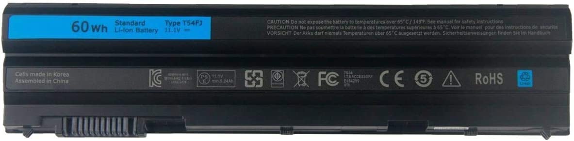 7xinbox 11.1V 60Wh N3X1D M5Y0X 8858X T54FJ Replacement Laptop Battery for Dell Latitude E6540 E6440 E5530 E5430 E6520 E6420 M2880
