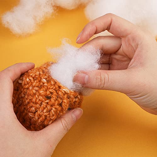22.9oz/650g Polyester Fiber Fill, Premium Polyester Fiber, Fiberfill for Crafts, Stuffing for Animals Craft, Cotton for Doll Stuffing, Stuffing for Stuffed Animals High Resilience Fill Fiber (White) - Thumbnail 3