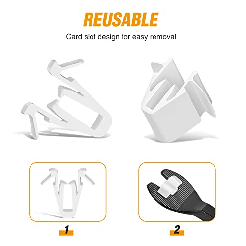 Image of GOOACC 50pcs Door Garnish Moulding Clip for Toyota Lexus 67771-58010 Tundra Tacoma Sequoia RAV4 Land Cruiser Highlander C-HR Yaris Scion xD