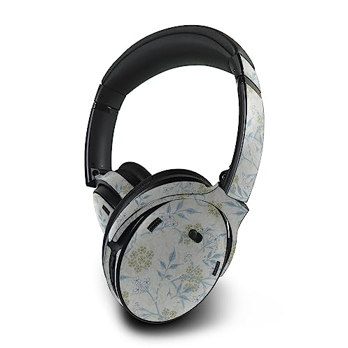 Image of MightySkins Skin Compatible with Bose QuietComfort 45 Headphones - Jasmine | Protective, Durable, and Unique Vinyl Decal wrap Cover | Easy to Apply, Remove, and Change Styles | Made in the USA