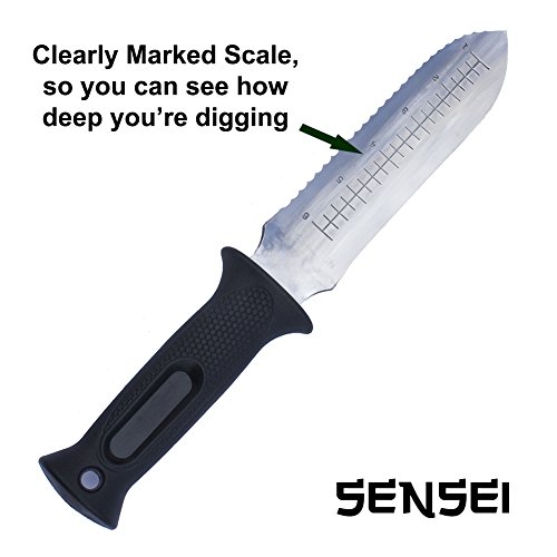 7.5" Sengreen Hori Digging Knife w/ Sheath - image 5