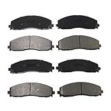 IBESTWOLF Front and Rear Ceramic Brake P...