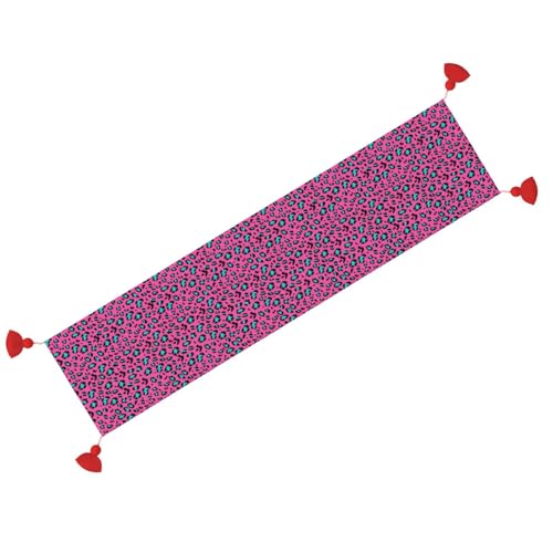 Chemin de table de Noël léopard 152cm pour raviver une décoration de table triste et classique - 3