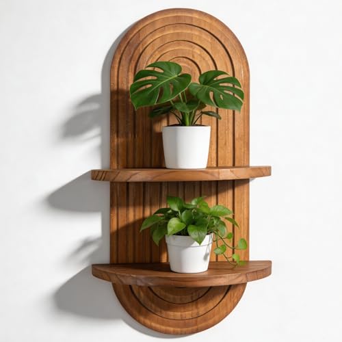 Vituney Boho Arched Wall Shelf