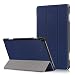 Produktbild Acc Family Hülle für Lenovo Tab P10 2018/TB-X705F 10.1 Zoll Tablet-Ultra Slim Leichtes Folio Tri-Fold hülle mit Multi-Viewing-Winkel Stoßfeste Schutzhülle für Lenovo Tab P10 .1 Zoll, Navy blau