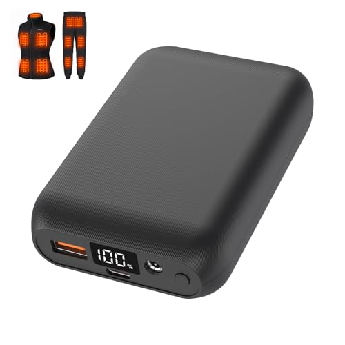 Muvenes Heated Vest Battery Pack 7.4V 16000mAh Compatible...