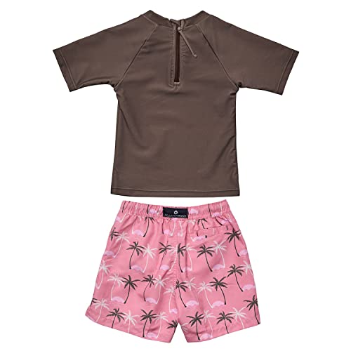 Snapper Rock Boys' Palm Paradise Sustainable Ss Swim Set (Infant/Toddler)2