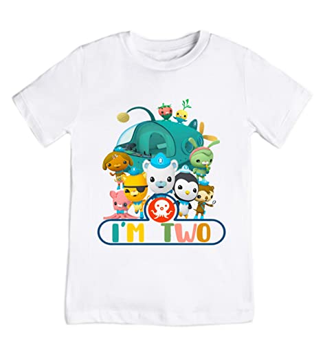 Octonauts second birthday shirt Octonauts toddler second birthday shirt Octonauts birthday outfit Octonauts 2nd birthday shirt Octonauts birthday party (2T)