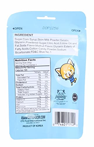 Asian Food Grocer Sanrio Aggretsuko Dulces Ramune 50g miniatura 2
