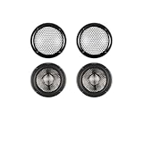 3.5-inch carbon fiber basin car mid-range speaker, 3-inch car center speaker, luxury car two-way three-way mid-range speaker(2piece)