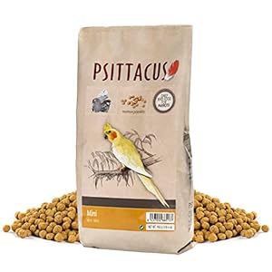 Mini 450 g | Vollfutter für Nymphen, Cotorras und Kakadus | Premium-Vogelfutter | 100% Nicht-GMO