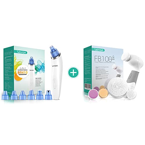 VOYOR Blackhead Remover Pore Vacuum - Facial Cleansing Brush Electric Face Pore Cleaner Deep Skin Cleansing, Gentle Exfoliating, Blackhead Removal