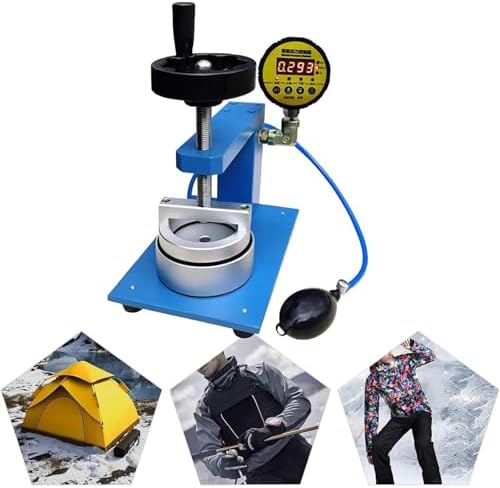 Waterproof Hydrostatic Pressure Tester for Textile Fabric, Plastic Bags, Garments, Tents & Raincoats - Digital Pressure Gauge, 10000mm Range, Versatile Testing Solutions