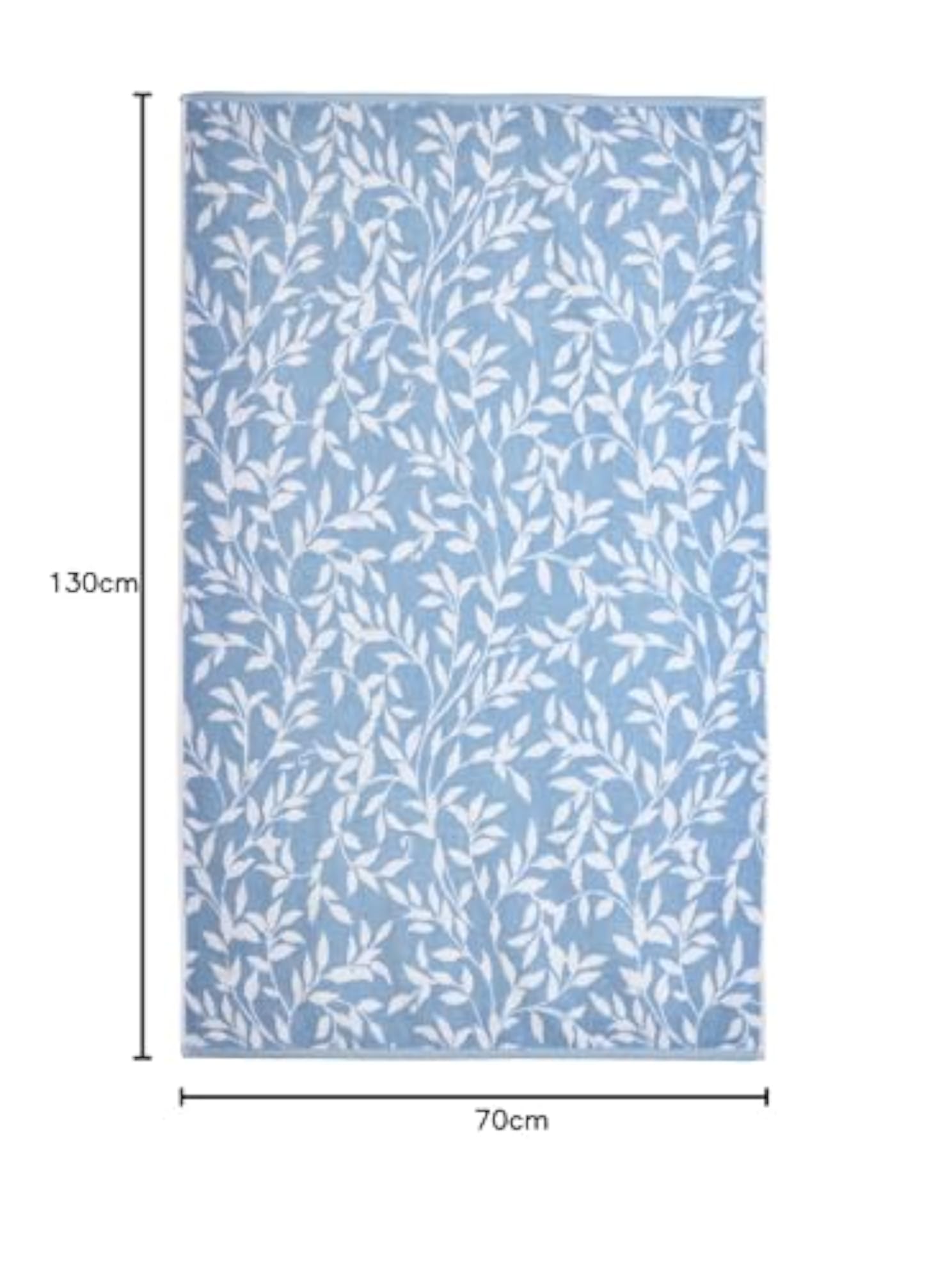 Cotton Bath Towel, 70 x 130cm in Pale Blue