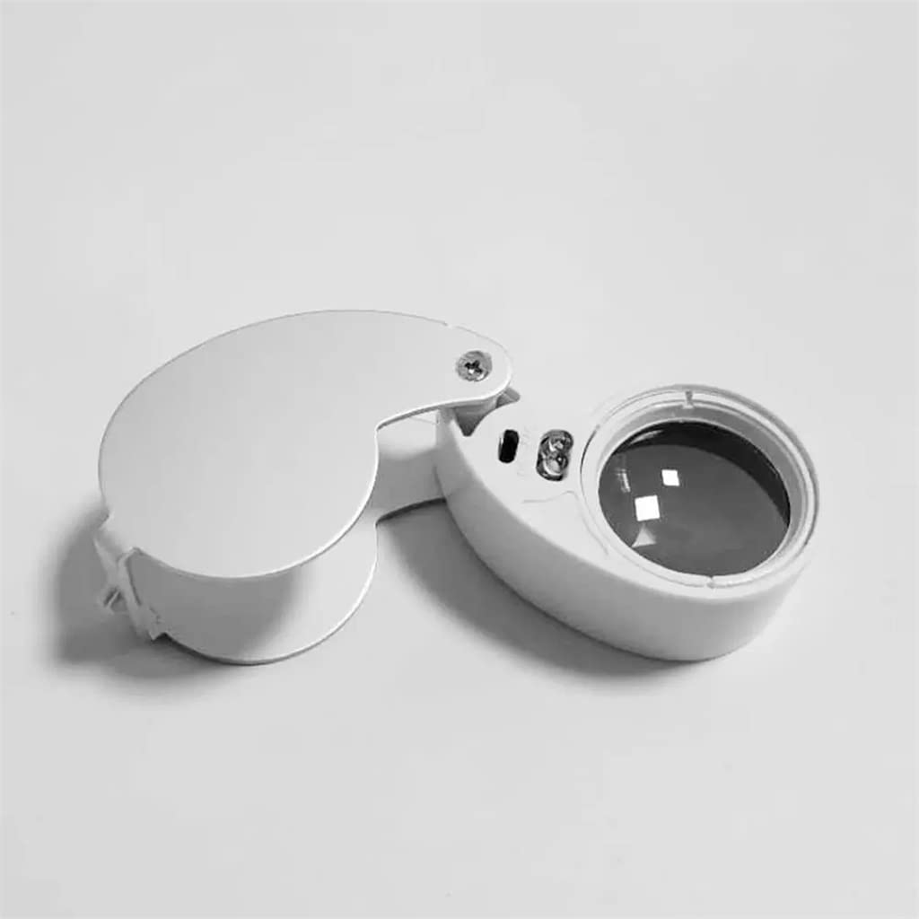 Vidrio óptico de Vidrio óptico Plegable con Lupa de Lupa Ligera Reparación de Reloj de Lectura de Vidrio óptico