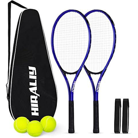 HIRALIY 27" Tennis Rackets Set with Balls Cover