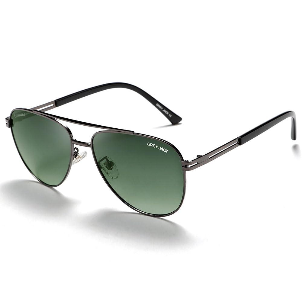 Polarized Pilot Sunglasses Metal Frame UV400 Protection Eyewear for Men Women 2405-image-3