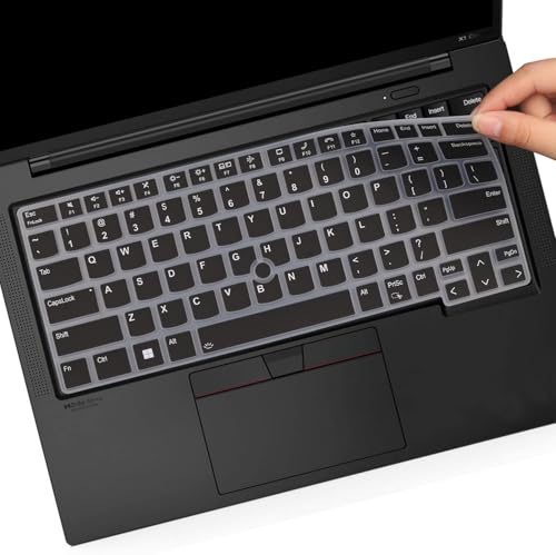 Image of RAYA Silicone Keyboard Cover Only Fit for Lenovo Thinkpad E14 (Gen5 /Gen6) & Thinkpad L14 (Gen4) Thinkpad T14s (Gen4) Laptops [Will NOT FIT for Any Other Gen or Series Model of Thinkpad] (Black)