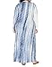 KENDALL + KYLIE Women's Regular Crewneck Maxi Dress with Front Slit, French Navy/Blush, 12-14