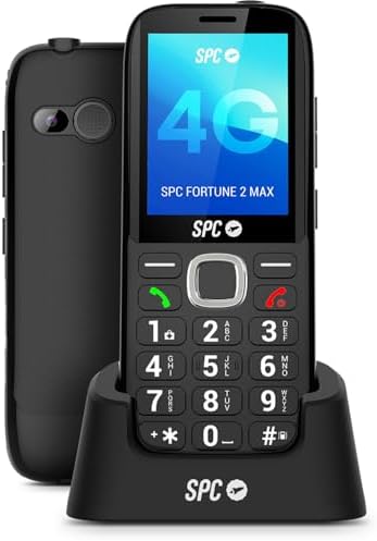 SPC Fortune 2 Max - Téléphone Portable pour Personnes âgées avec ...