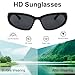 Sdfvsdg 3Pack Y2K Wrap Around Sunglasses for Men Women Silver Glasses Retro 90s Fashion Sport Shades Eyeglasses
