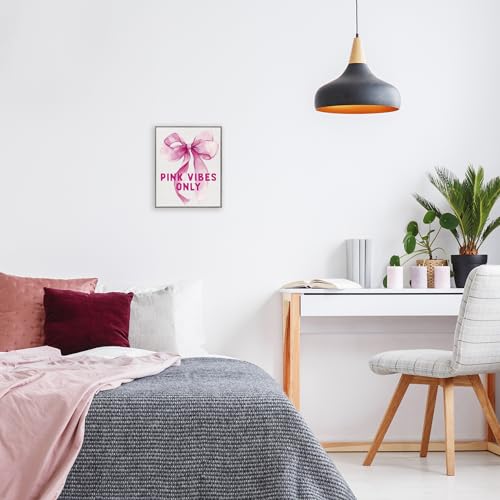 Impression giclée encadrée décoration murale Stupell Industries rose gris - 2