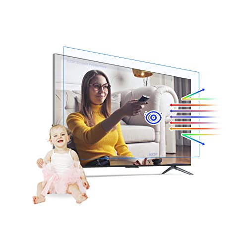 Out Blue Light Anti Glare Anti Scratch Multi-Function Screen Protector for 50 55 65 75 Inch Multi-Function Matte TV Monitor Film,55" L1221*W689