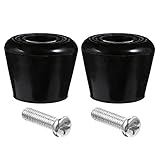 Garneck 2 Stücke Rollschuh Zehenstopper Rollschuh Stopper PU-Gummi Bremsstopper für Rollschuhe Inline Roller Skate Rollschuh Bremsen Toe Stopper mit Schrauben Ersatz Rollschuh Zubehör