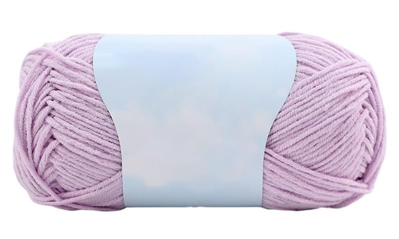 Fil de coton pour crocheter 5 écheveaux 4 fils de 50g multicolore