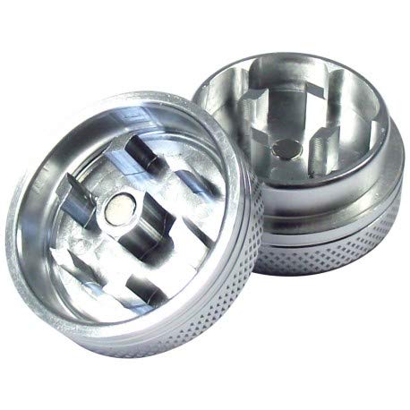 GHODT 30mm Alu Grinder 2-delig verschillende kleuren en maten van CNC gefreesd Aerospace-aluminium shark teeth 2-delig… - Image 3