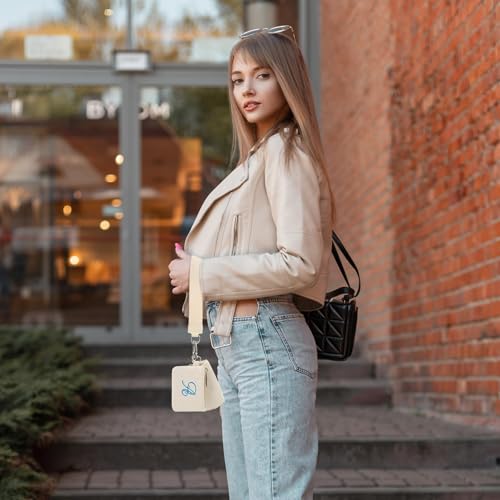 Image of MAMONA Keychain Wallet - Mini Zip Around Wristlet Wallets with Detachable Dual Pouch - Ideal Portable Coin Purse for Women and Men
