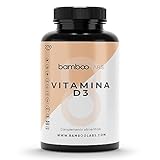 Bamboo Labs - Vitamina D3 4000 UI / 100µ, 270 Perlas de Vitamina D Pura que Mejora la Salud Ósea y el Sistema Inmunológico, Vitamin D Ayuda a Absorber el Calcio y el Fósforo en los Huesos