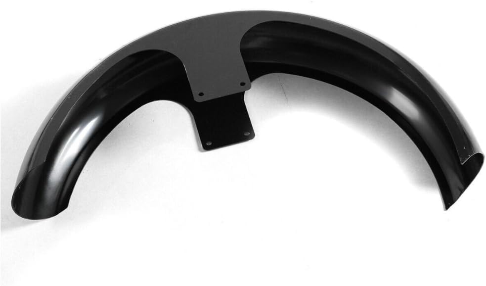 Fender Guardabarros Quarter Panel Front Side Unpainted Black Steel 1-Pc Pre-Drilled-Mounting Holes U2WFFFHBTSRGF Compatible with Harley Davidson