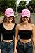 Etdewrio Women's Pink Letter Print Trucker Hat - One Size - Summer - Adjustable - Novelty Baseball Cap - Wedding, Bridal Shower, Anniversary - Fishing, Boating, Hiking, Camping